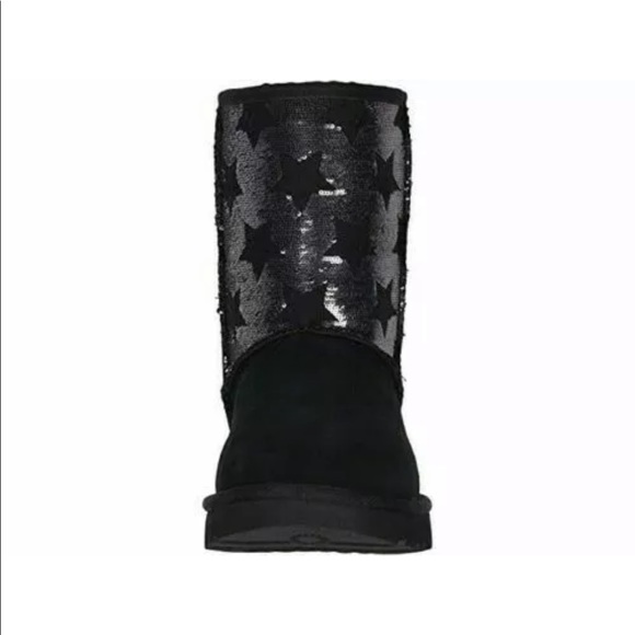 UGG Classic Short Sequin Sparkles Stars Boots NEW - Picture 3 of 5